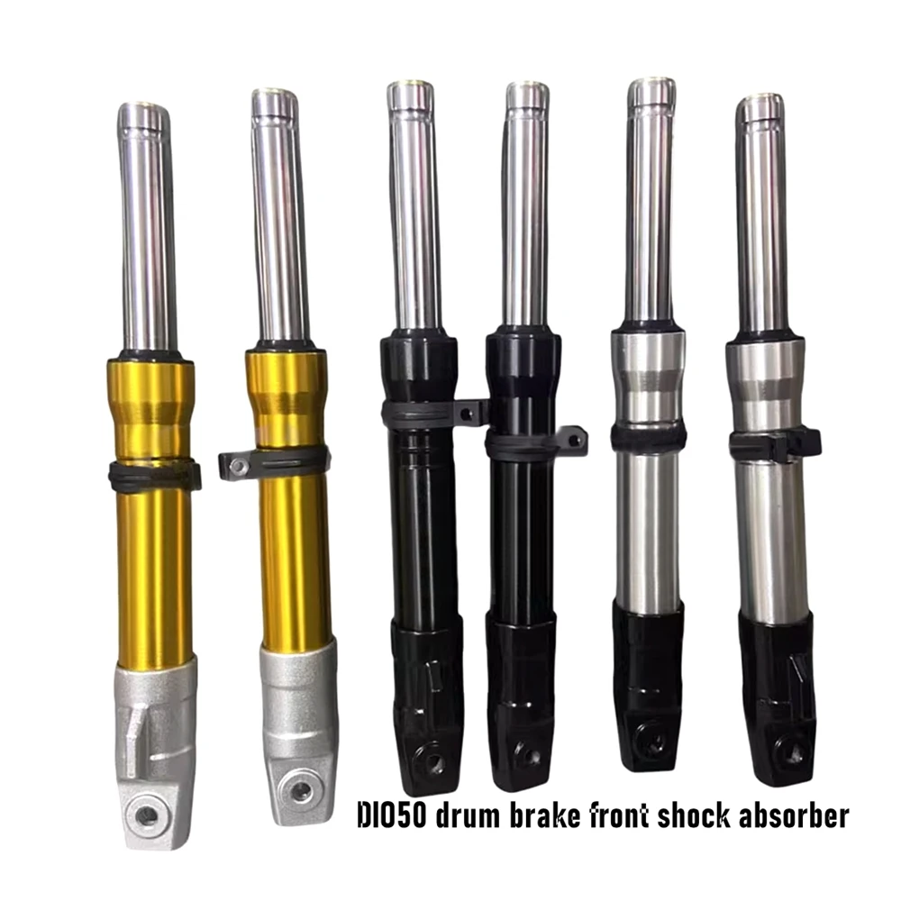 Для Honda DIO50 AF17/18/27/28 ZX34/35 Z4 55/56 передняя вилка мотоцикла, передний амортизатор, барабанный тормоз, модифицированный 27 ядер, 370 мм