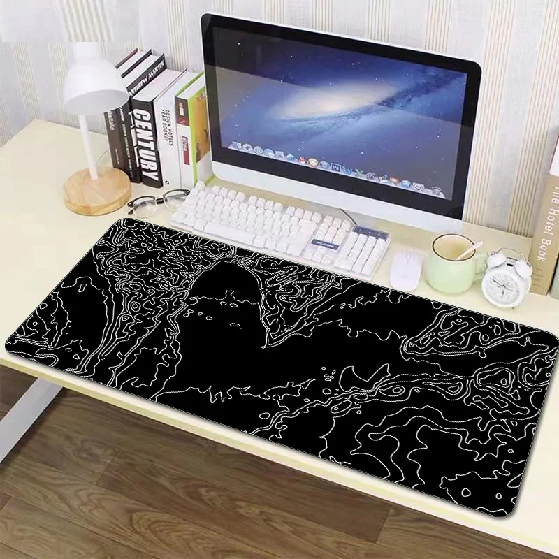Large Gaming Mouse Pad Texture Pattern Long Padding Gamer Big Mouse Mat Computer Locking Edge MousePad XxL Keyboard Desk Mats