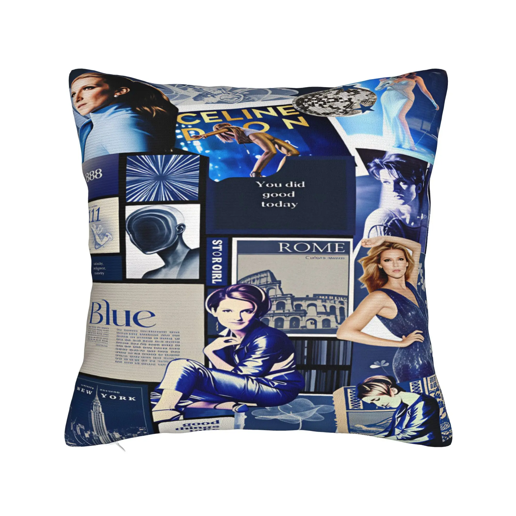 Celines Dions Paris 2026 Pillow Case  Fashion Pillow Cover Graphic Pillowcases For Living Room Sofa