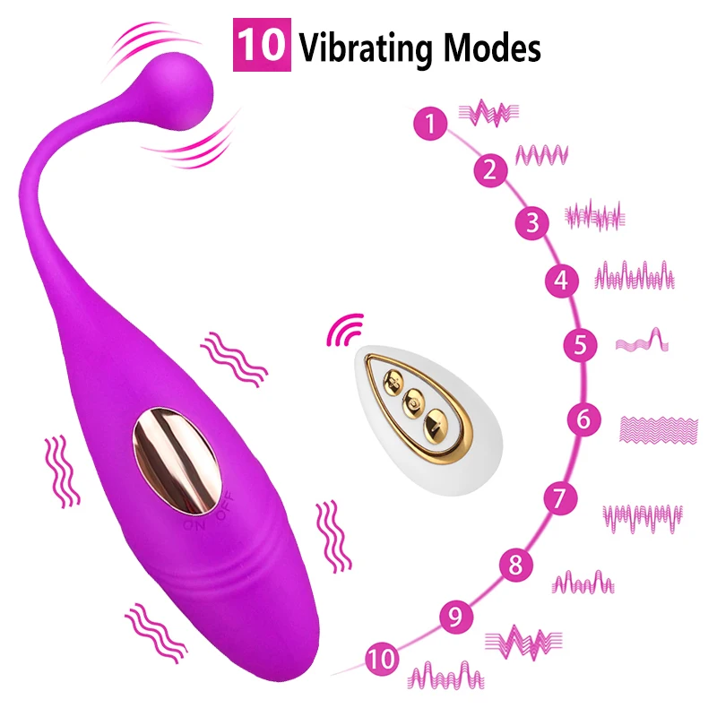 10 Speed APP Controlled Vaginal Vibrators G Spot Anal Vibrating Egg Massager Wearable Stimulator Adult Sex Toys for Women Couple