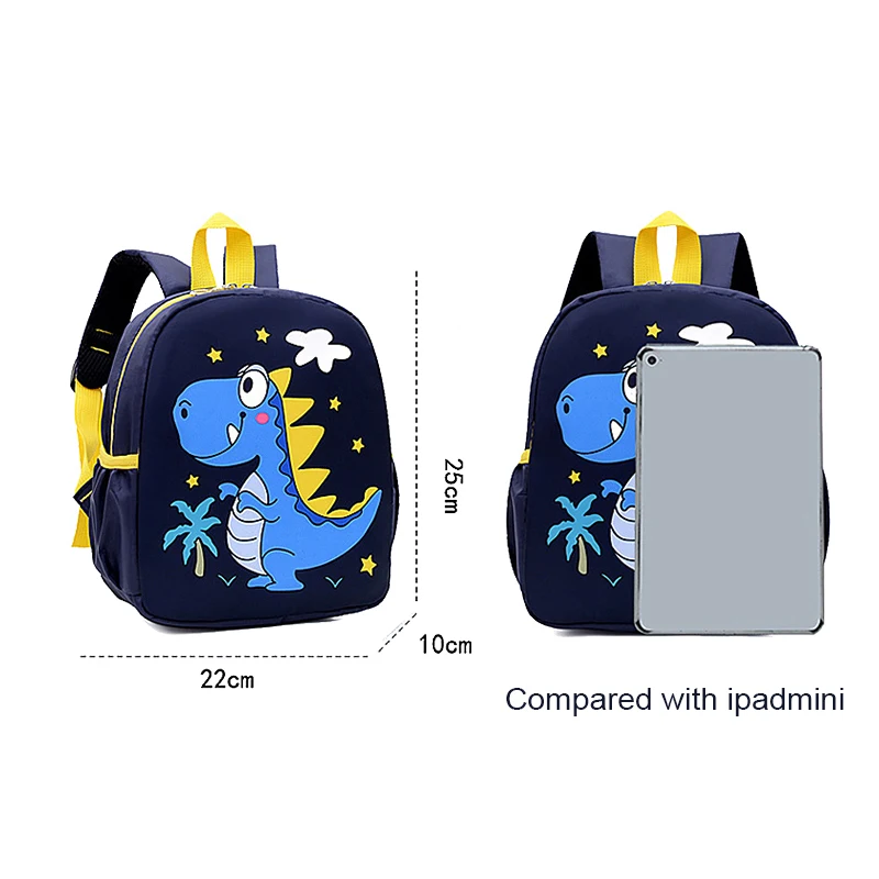 Backpacks Dinosaur cartoon cute Children Bag Students Schoolbag Pink blue yellow backpack Large capacity storage