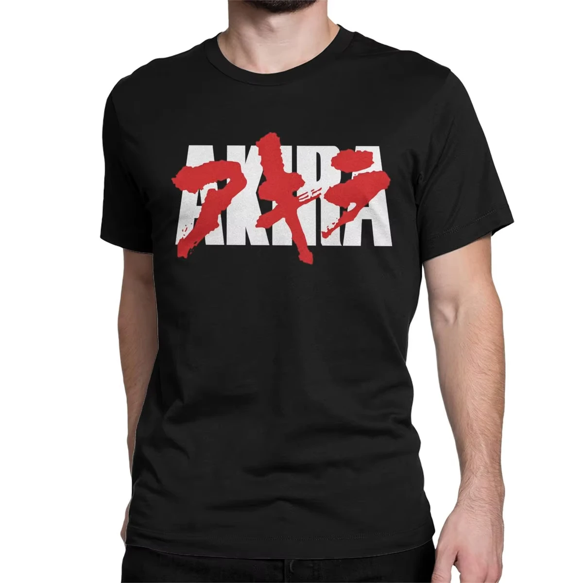 

Motorcycle Men Women's T Shirt Anime Vintage Tees Short Sleeve Crewneck T-Shirt Pure Cotton Graphic Clothes