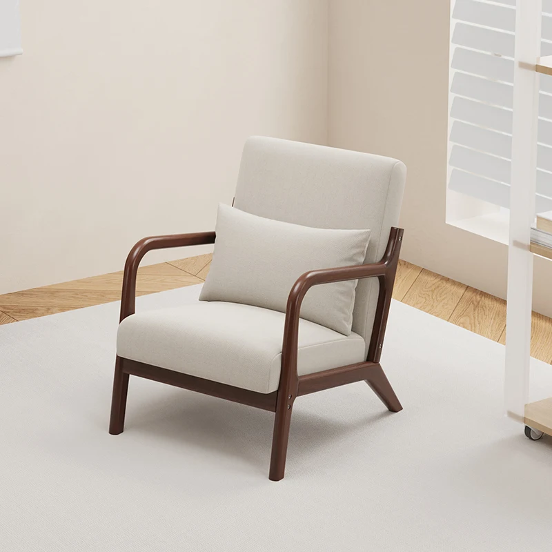 

Classic Wingback Living Room Chairs Wooden White Modern Arm Lazy Chairs Design Relaxing Cozy Fauteuil De Salon Home Furniture