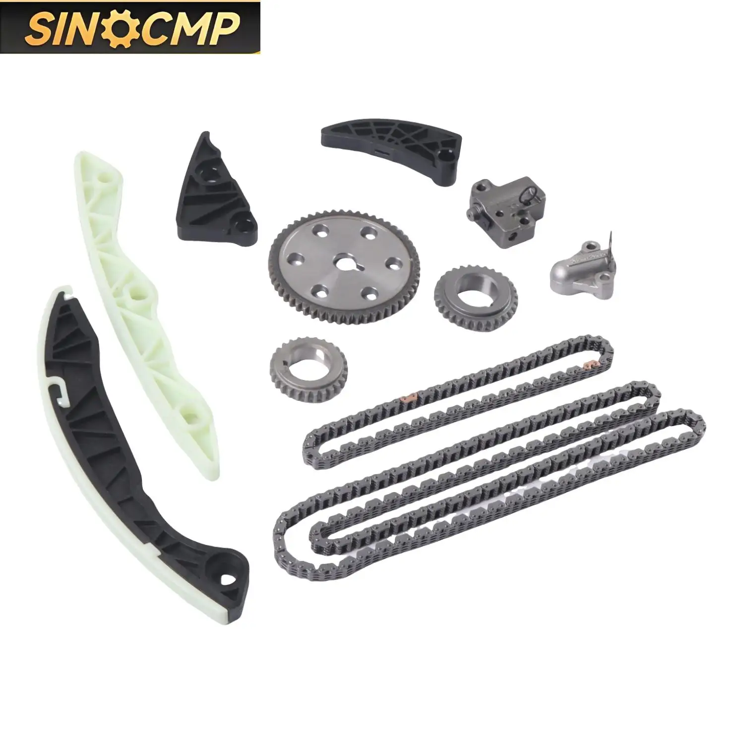 

Timing Chain Kit For Hyundai Sonata Kia 2006-2010 Rondo Optima Forte 2.4L DOHC G4KCTiming Components Automobiles Parts 1Set