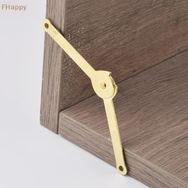 

2pcs Support And Positioning Hinge Wooden Box Gift Box Link Piece Card Position Hinge Tin Kilogram Fixed Link Hinge Yellow