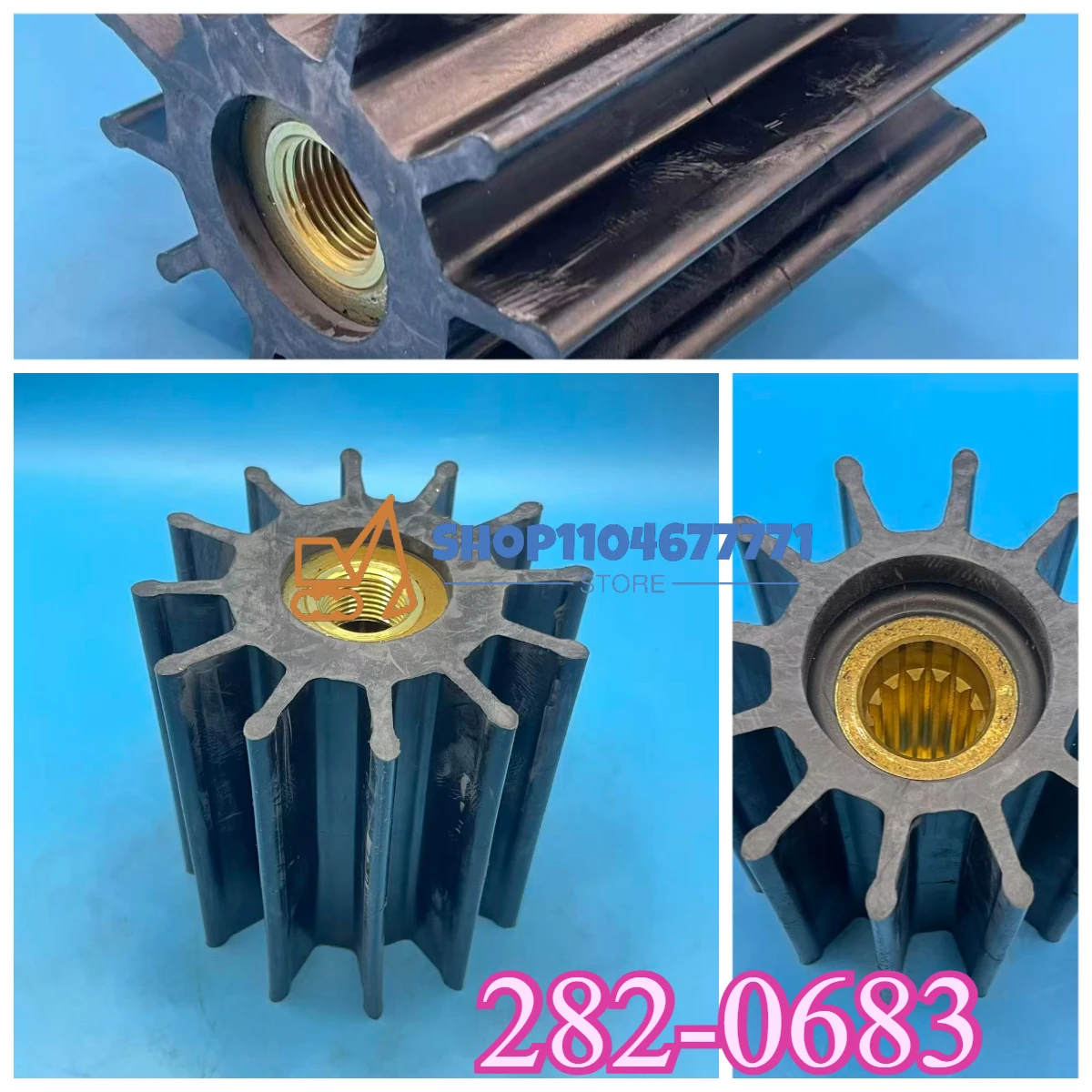 High Quality Water Pump Impeller 282-0683 2820683 for C12 C15 C18 3176B 3176C 3196 3406B 3406E Construction Machinery Parts