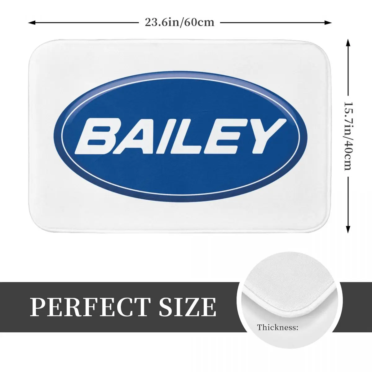 Bailey Caravan Doormat Kitchen Entrance Home Floor Mat Anti-slip Carpet Rug for Living room Footpad Mats