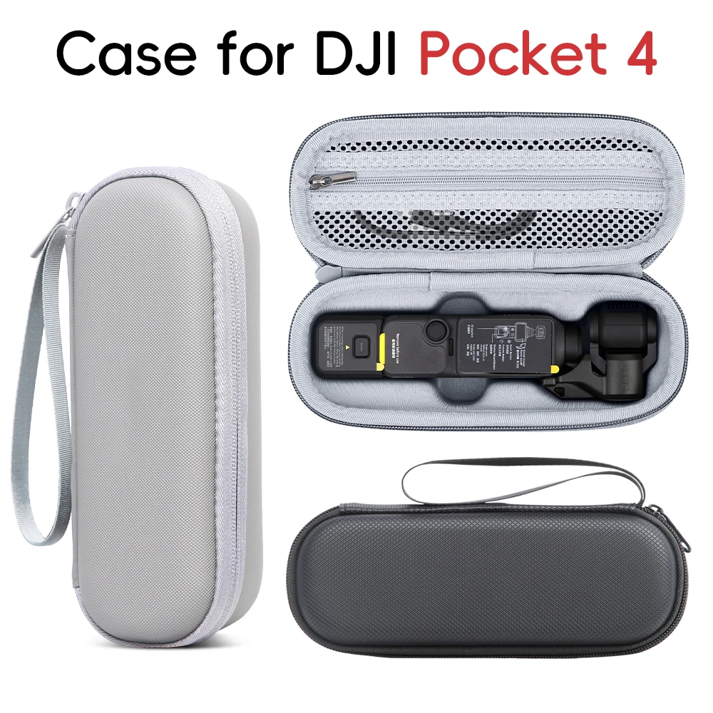 Tragetasche für Pocket 4, tragbare Schutzhülle, stoßfeste Aufbewahrungstasche mit Handschlaufe für DJI Osmo Pocket 4 Zubehör