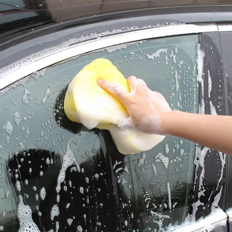 Car Cleaning Sponges Large Honeycomb 8-shaped High-density Sponges Block Car Cleaning Waxing Tool Detailing Accessories