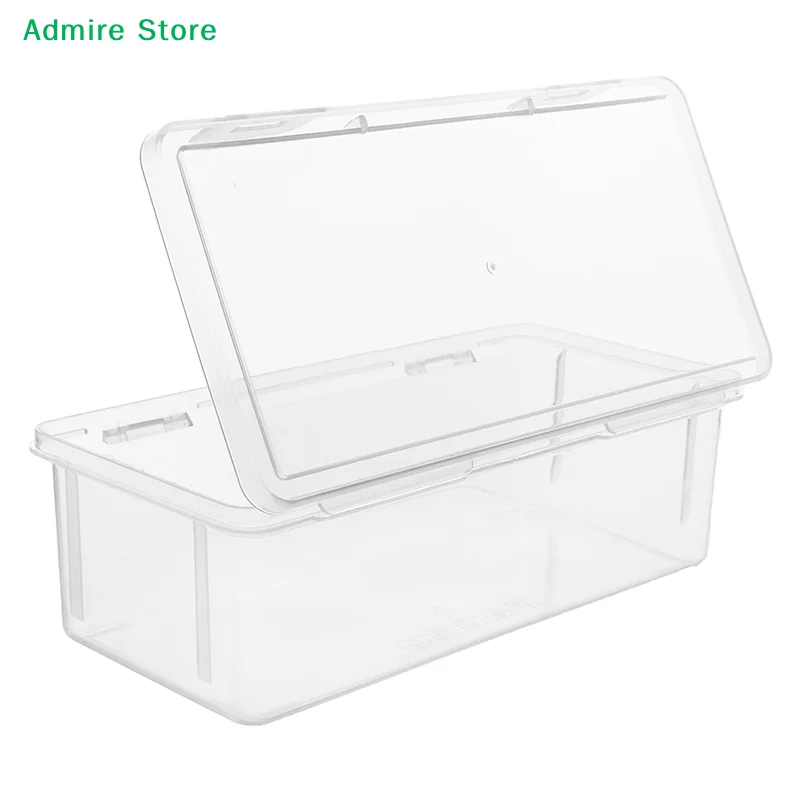 [G]1Pc Pencil Case Box PP Transprant Pen Box Multifunction Large Capacity Stationery Pen Case Stackable Office Supplies