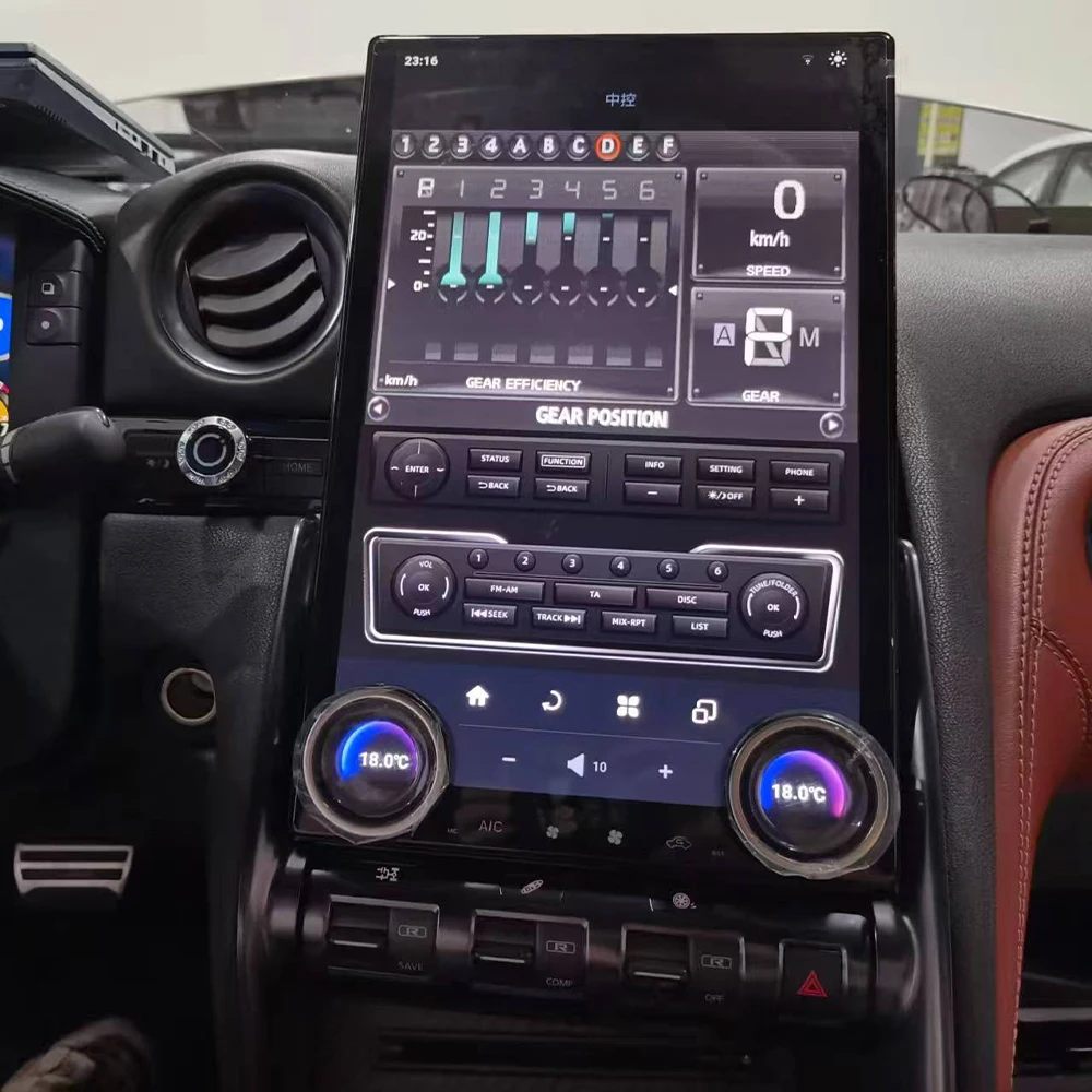 

Android Car Radio Stereo for Nissan GT-R 2011-2016 Qualcomm Car Multimedia Screen Video Player Carplay GPS Navigation Head Unit