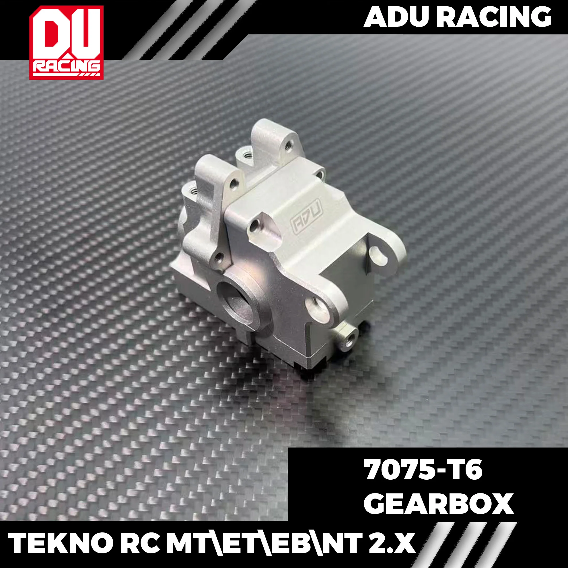 

ADU Racing GEARBOX CASE CNC 7075 T6 AL TKR9416B – TEKNO RC MT48 (-2mm, F/R, MT/EB/NB/ET/NT48 2.x)