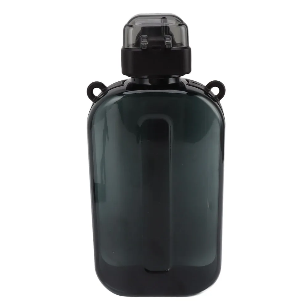 750ml Sports Water Cup Adjustable Shoulder Strap Drop Resistant Drink Container Leakproof Sturdy Outdoor Cup Hiking