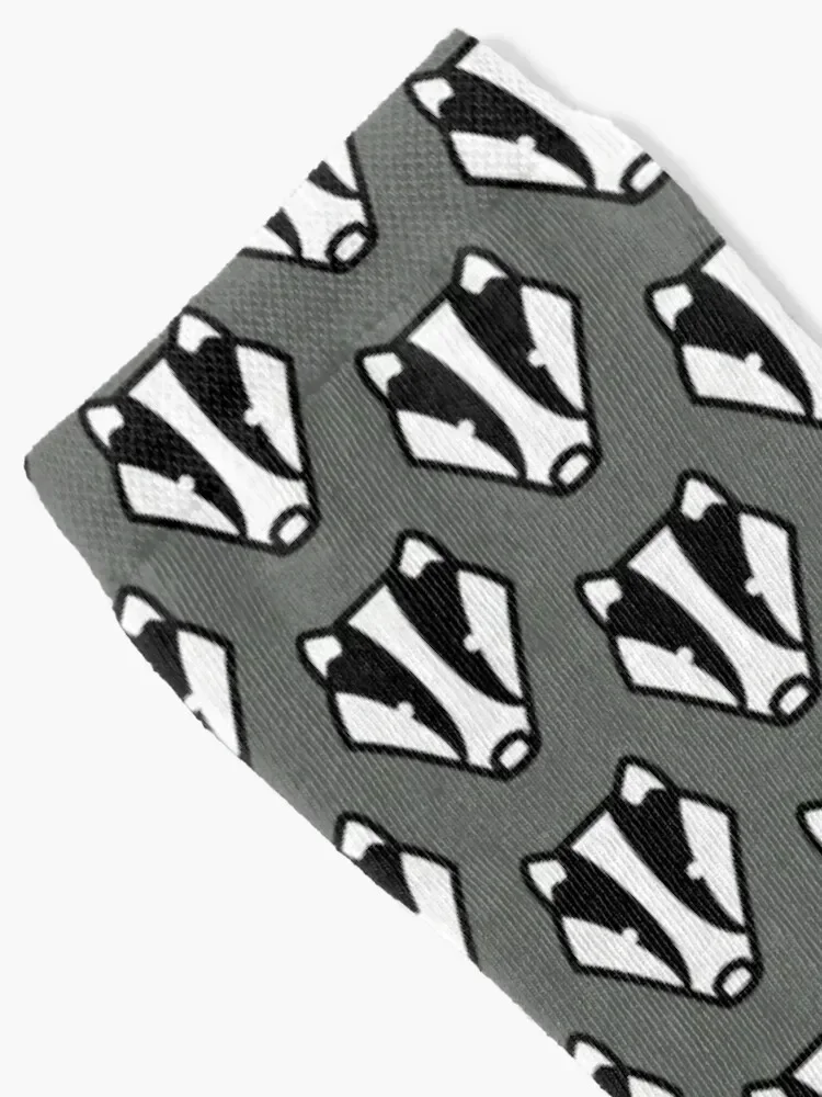 Badger badger badger grey and black design Socks sheer Stockings Wholesale funny gift Socks Women Men's