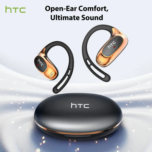 HTC NE35 Bluetooth V6.0 AI auriculares de traducción OWS auriculares deportivos cómodos auriculares inalámbricos ultraligeros con gancho para la oreja con micrófono