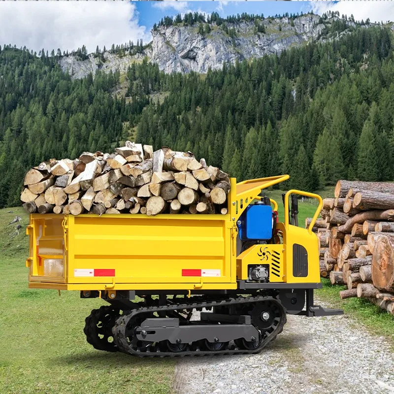 Transfert de matériaux 2T 3T Mini Dumper sur chenilles TOROS Track Hydraulique 4 tonnes Transporter Dumper sur chenilles