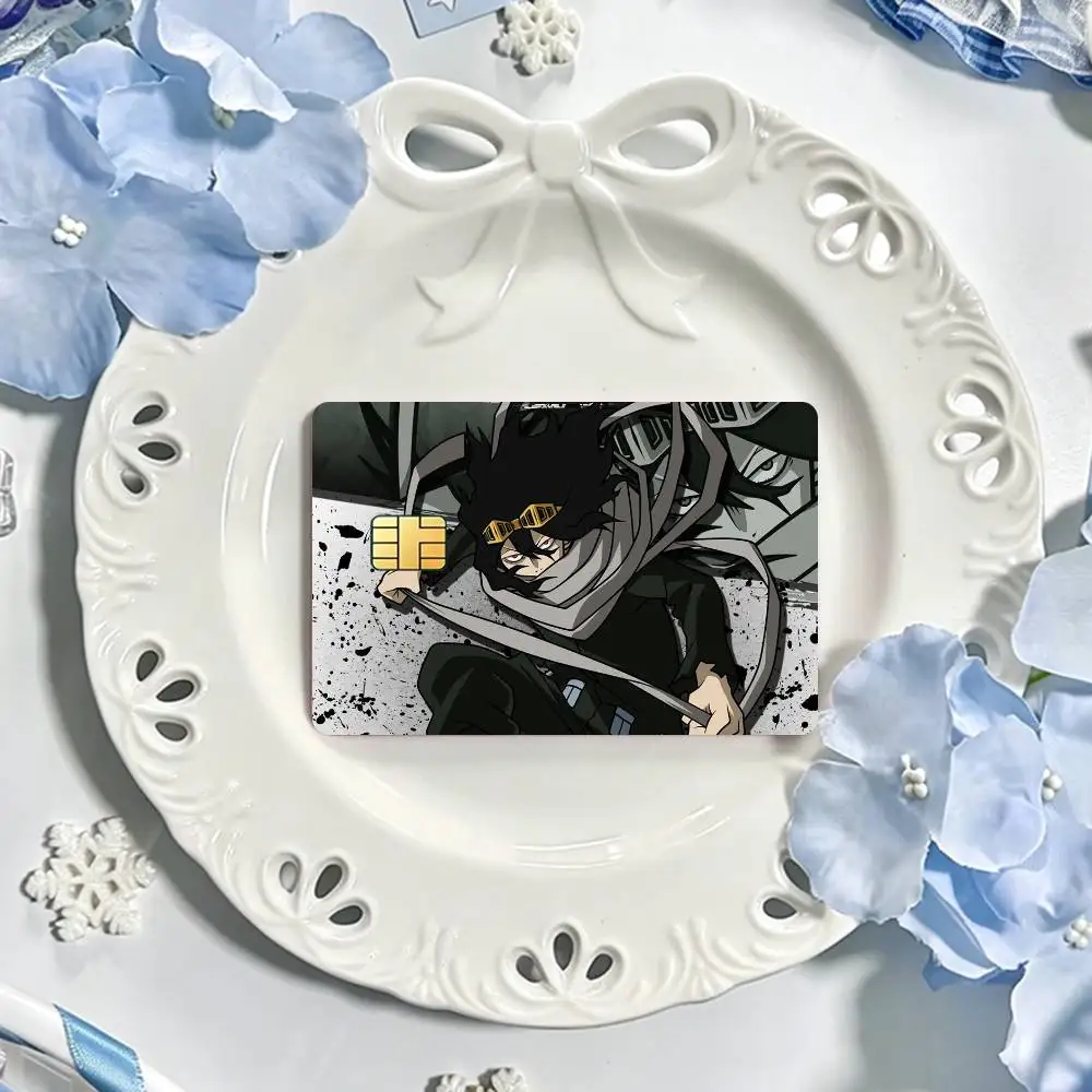 Anime Shouta Aizawa S  Bank Credit Cards Bus Pass Stickers Cool Decoration Waterproof 4PCS Card