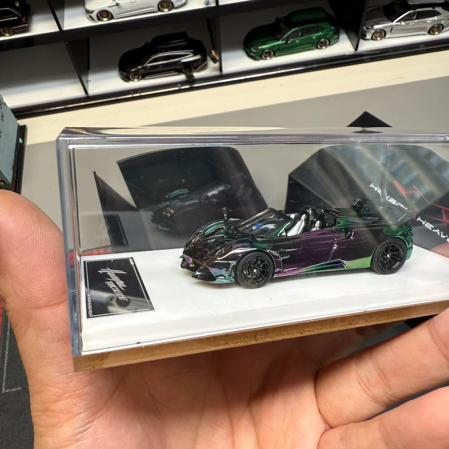 Modèle de voiture en alliage Diecast HH à l'échelle 1:64 Pagani Zonda édition limitée