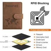 Passport Holder for Travel Essentials Passport Wallet Cover Case for Travel Accessories,Passport Book Holders for Women/Men 4