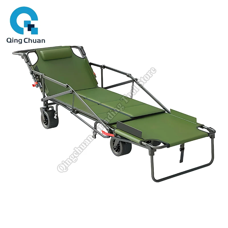 عربة تخييم متعددة الوظائف في الهواء الطلق كبيرة الحجم حديقة الشاطئ مقطورة يدوية يمكن الجلوس والاستلقاء عربة التخييم المحمولة #1