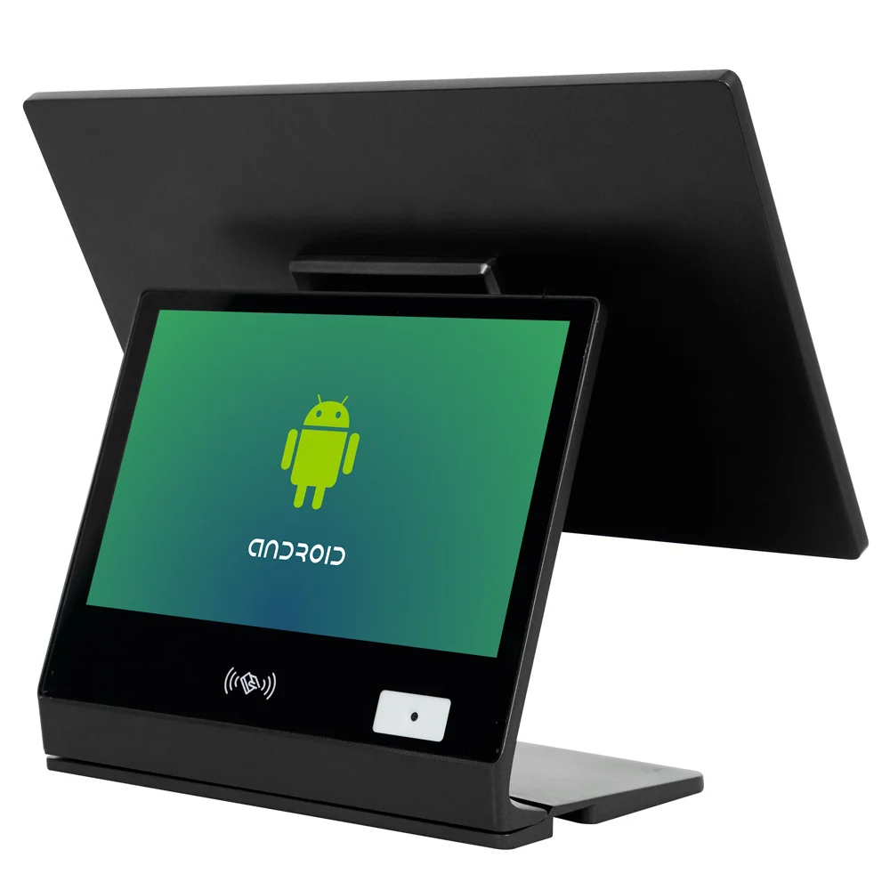 Customizable Dual Screen Android POS Machine With Touchscreen Display Cash Register Terminal For Restaurant