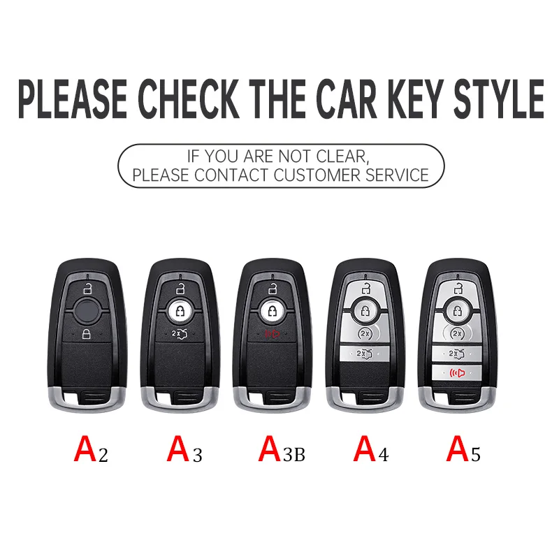 Car Key Cover Case Shell for Ford Mondeo Explorer Edge Expedition F250 F150 F-350 F-450 Fusion Mustang Everest Lincoln MKX MKC