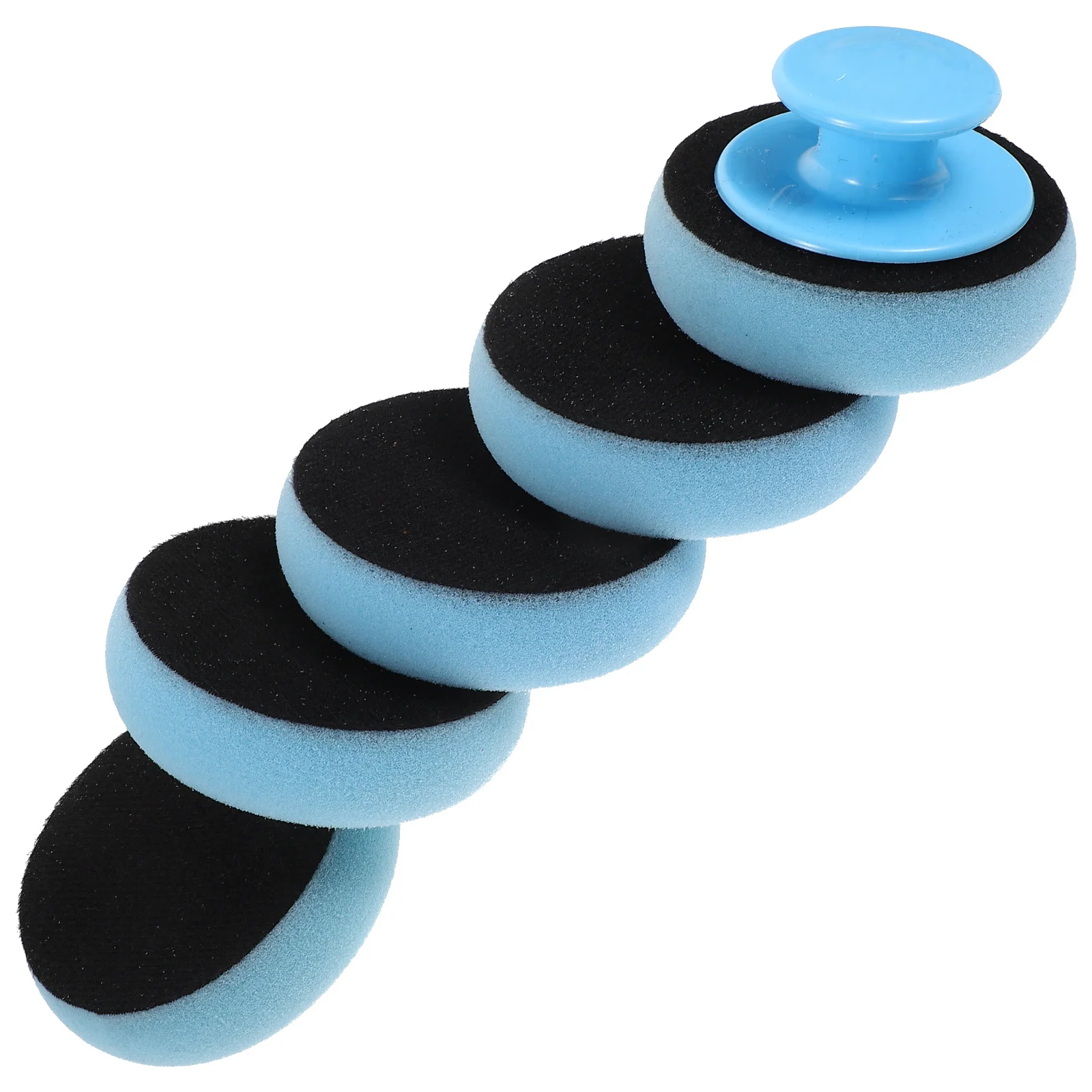 

1Set Car Waxing Sponge Polishing Pad Thickened Buffer Pad Polisher for Auto Detail Buffing Car Paint Surface Gloss