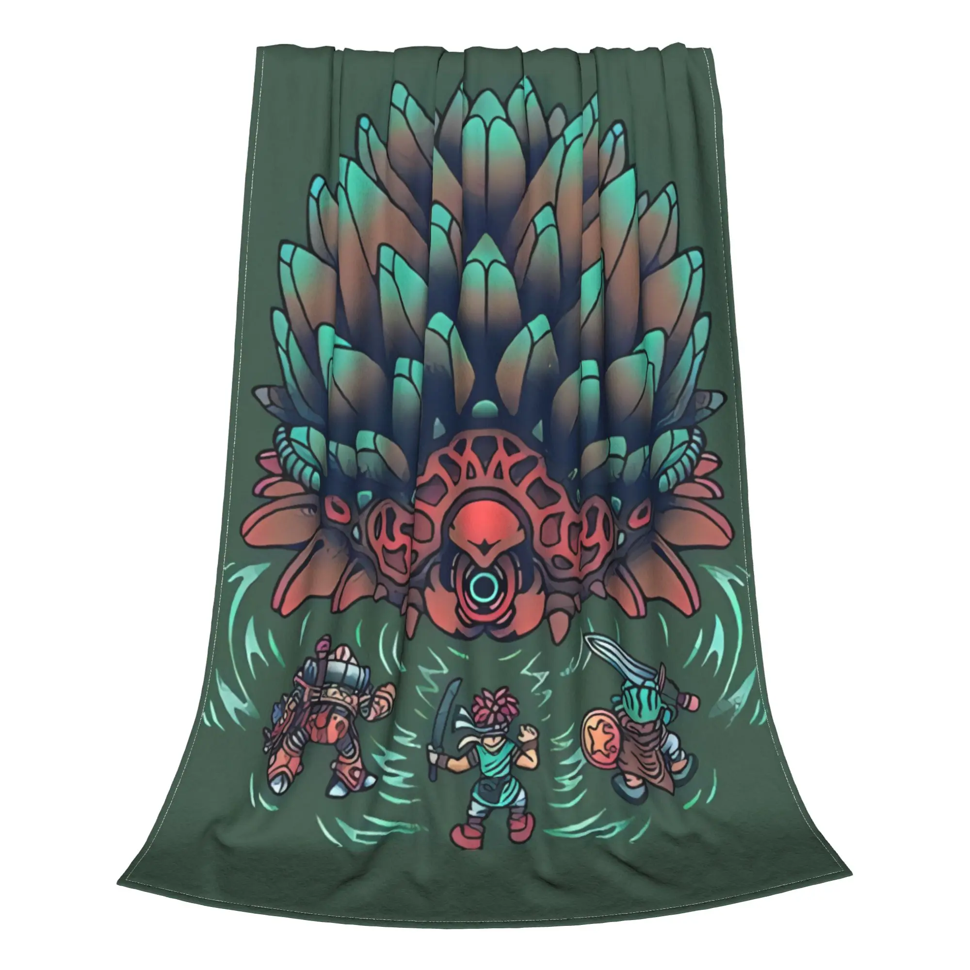 1PC Home Cutecore T Shirtlavos Chrono Trigger Blanket Super Cosy Plush Home Living Room Sofa Halloween