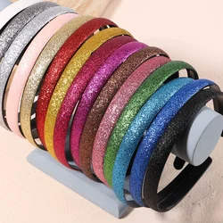 1pcs New Headbands for Girls Rainbow Sparkly Hair Hoops Hairband Sequin Colorful Star Hair Bands baby Hair Accessories Gift