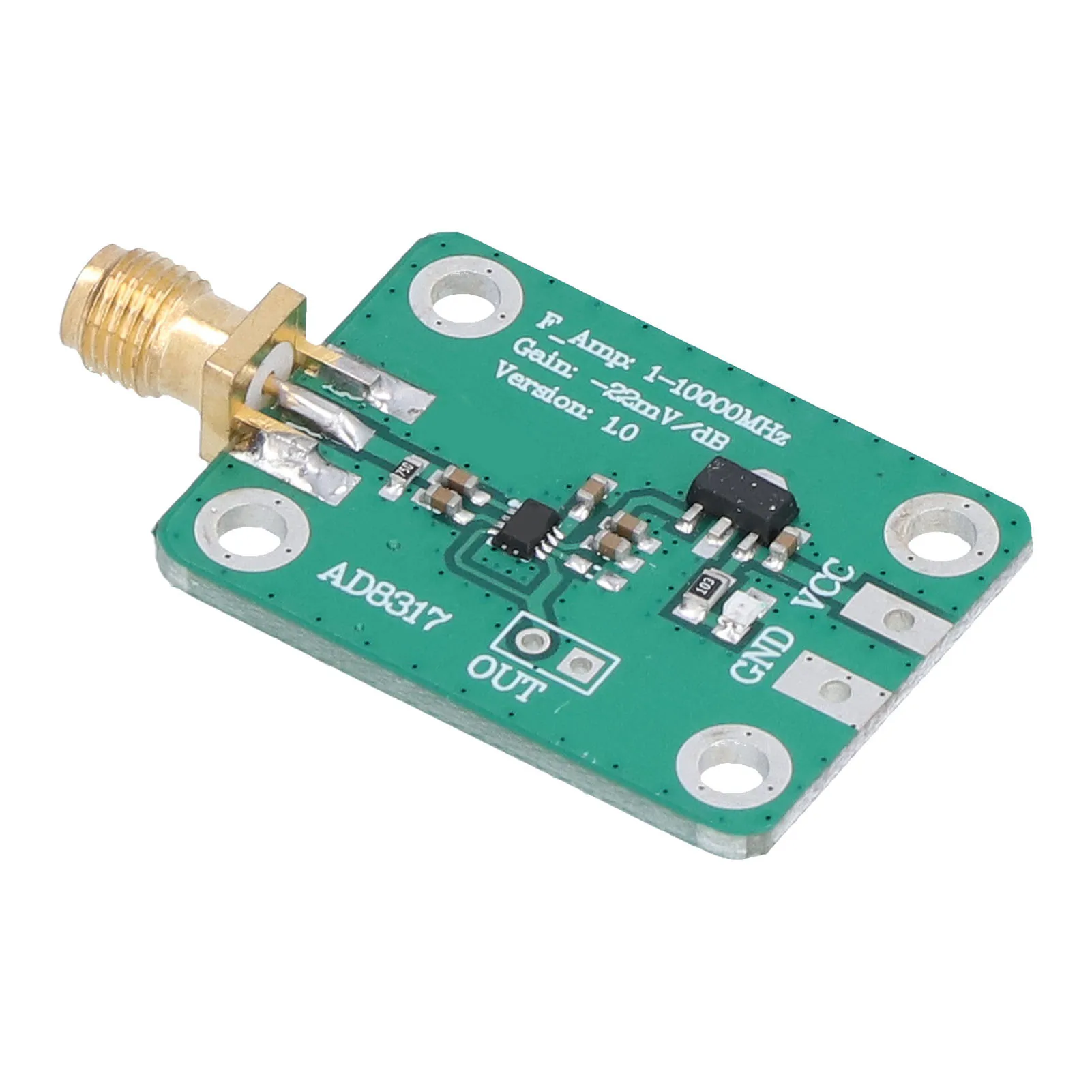 Логарифмический детектор AD8317 от -55 дБм до 0 дБм 1–10000 МГц Измеритель радиочастотной мощности для измерения мощности сигнала