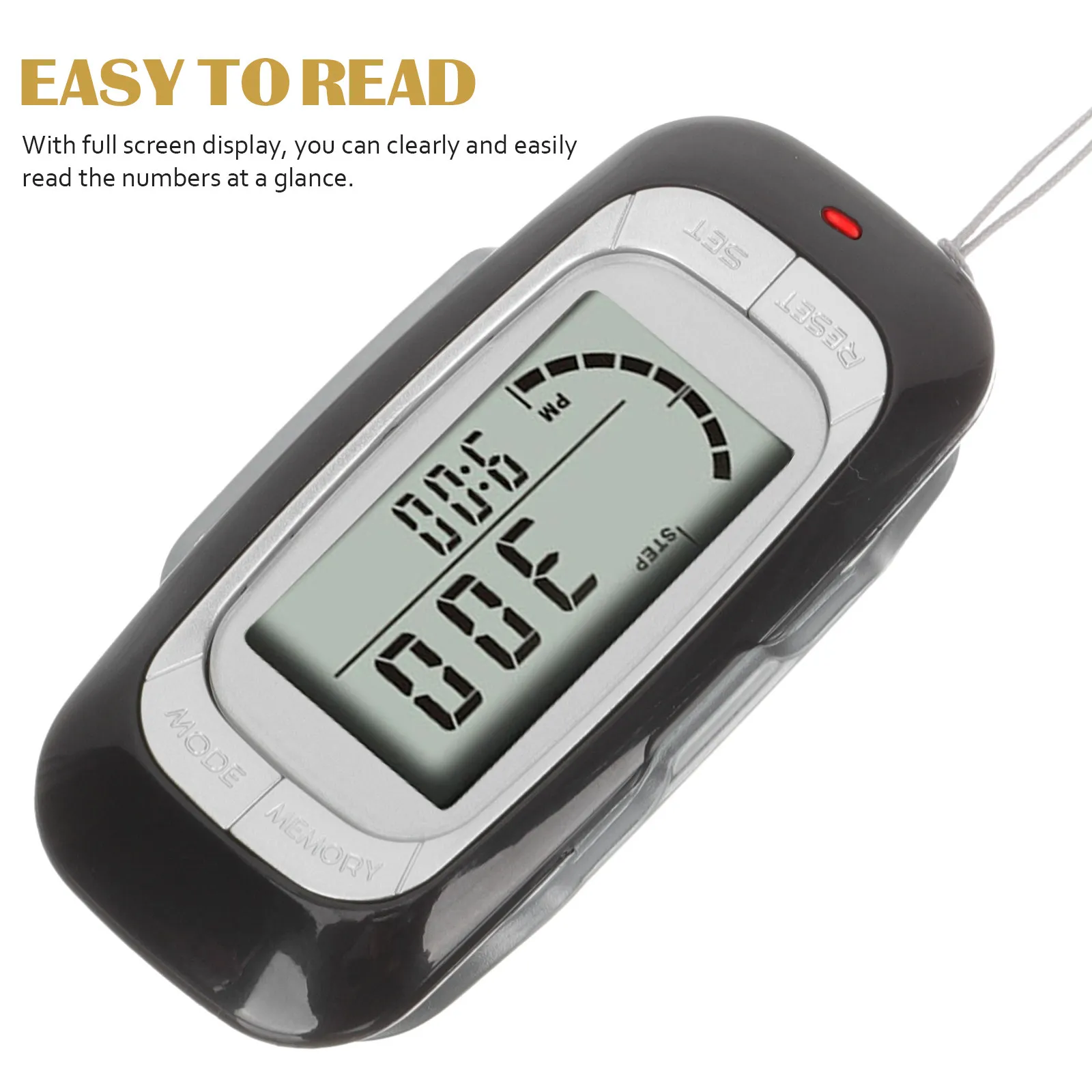 Creative Portable Walking Counter Professional Pedometer Hiking Step Calorie Counter Multifunctional Passometer