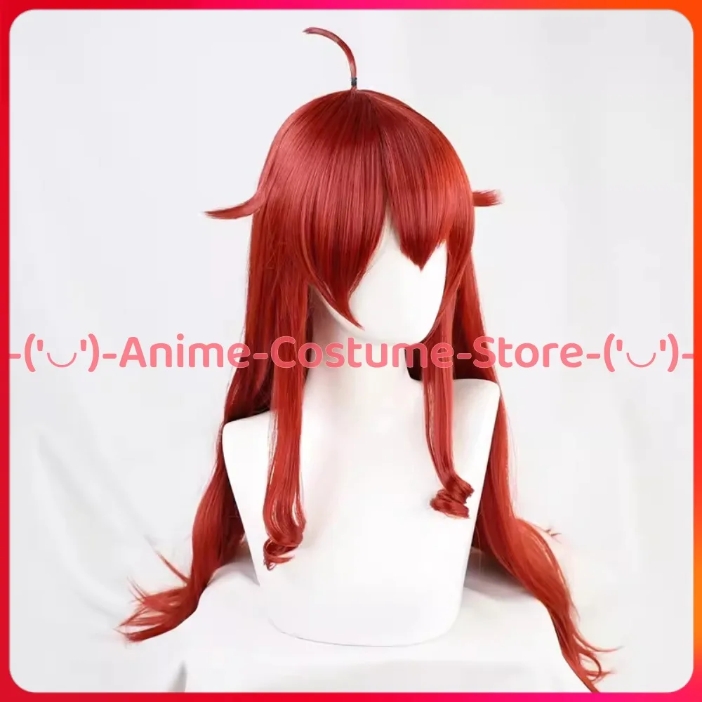 Wig Cosplay Eris Boreas Greyrat dari Mushoku Tensei: Reinkarnasi Tanpa Pekerjaan, Wig Karakter Anime untuk Kostum Pesta Halloween dan Karnaval