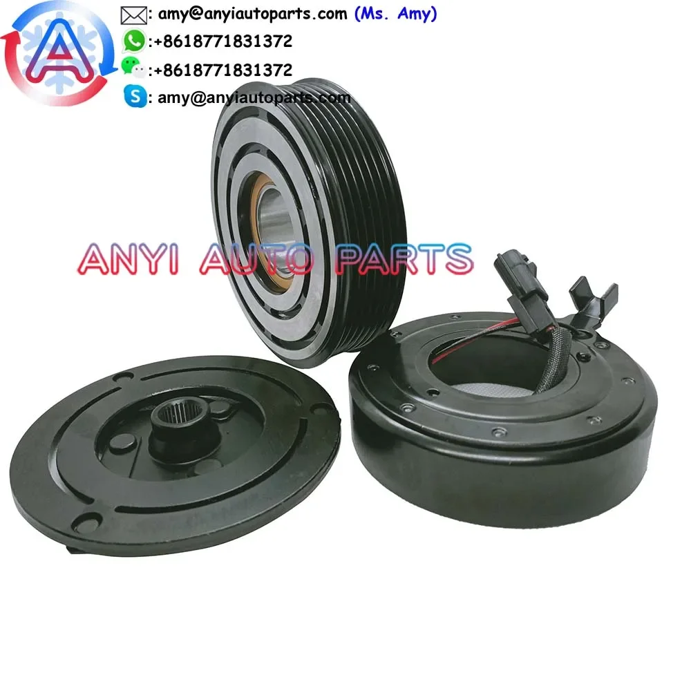 

CA031 CLUTCH ASSEMBLY DCS171C/DCS-17/VCS-14/DKV-11/DCS-17EC 6pk 115MM for N92600ZE81B Z0ISSAN SENTRA 92600-9911R / 92600ZE81B