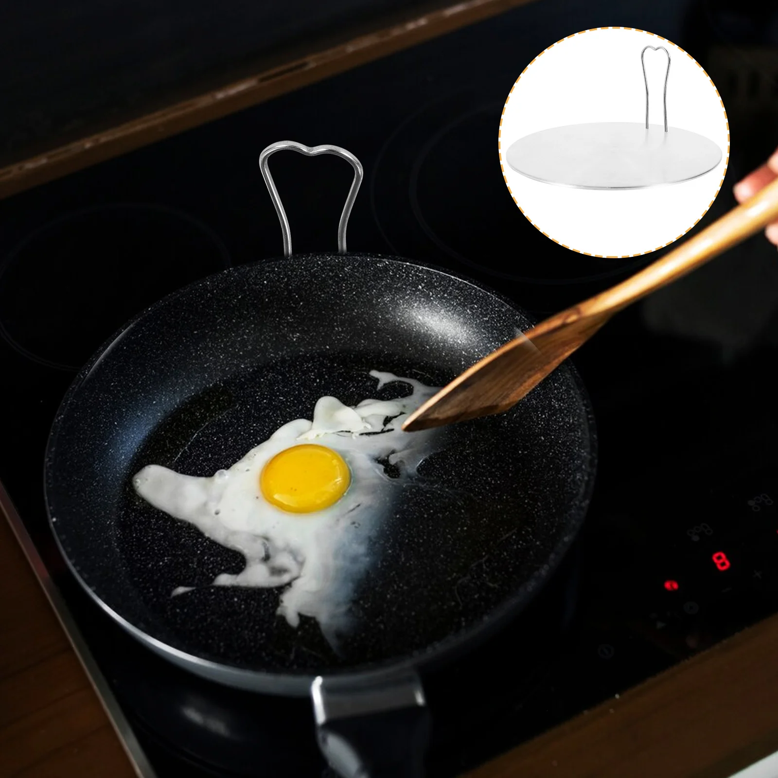 

Premium Stainless Steel Induction Plate Heat Diffuser Adapter Plate for Gas Stove Electric Stove Induction Cooktop