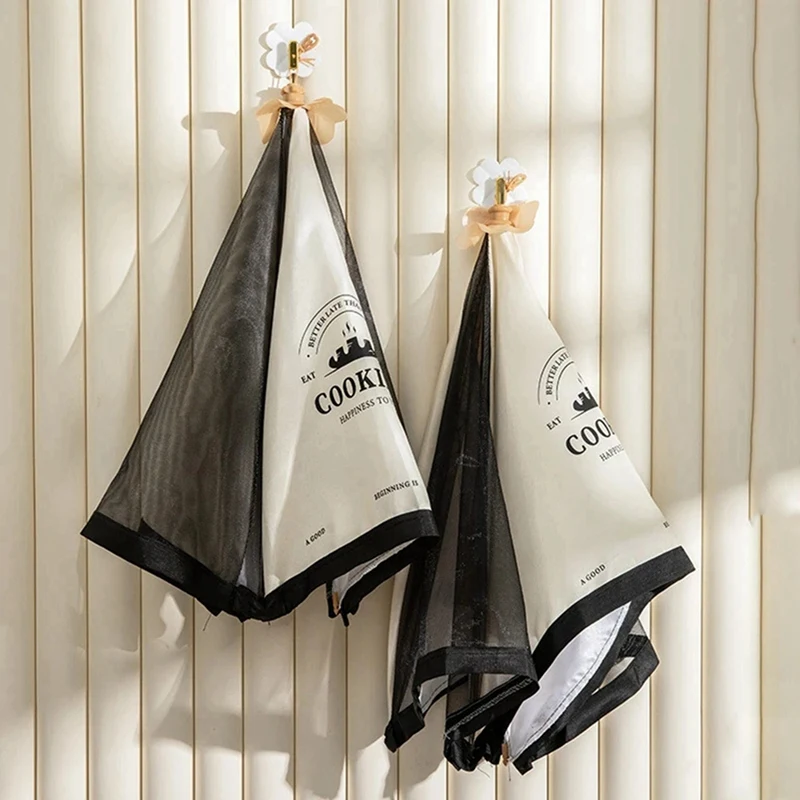 BAAG-ポータブル折りたたみダイニング傘、ファインメッシュ、通気性と防蚊性、食品、野菜、果物をカバーするために使用されます