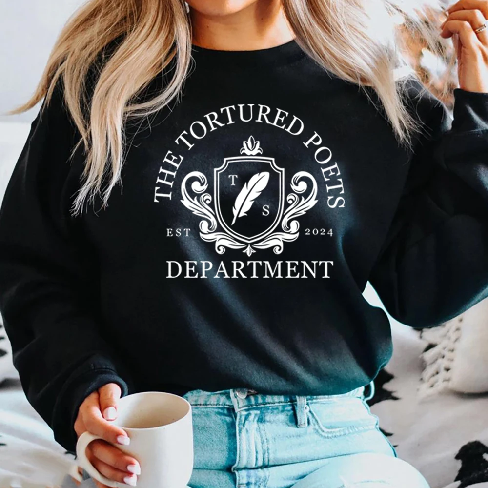 The Tortured Poets Department Sweatshirt New Music Album Shirt TTPD Hoodie All\'s Fair in Love and Poetry Crewneck Sweatshirts