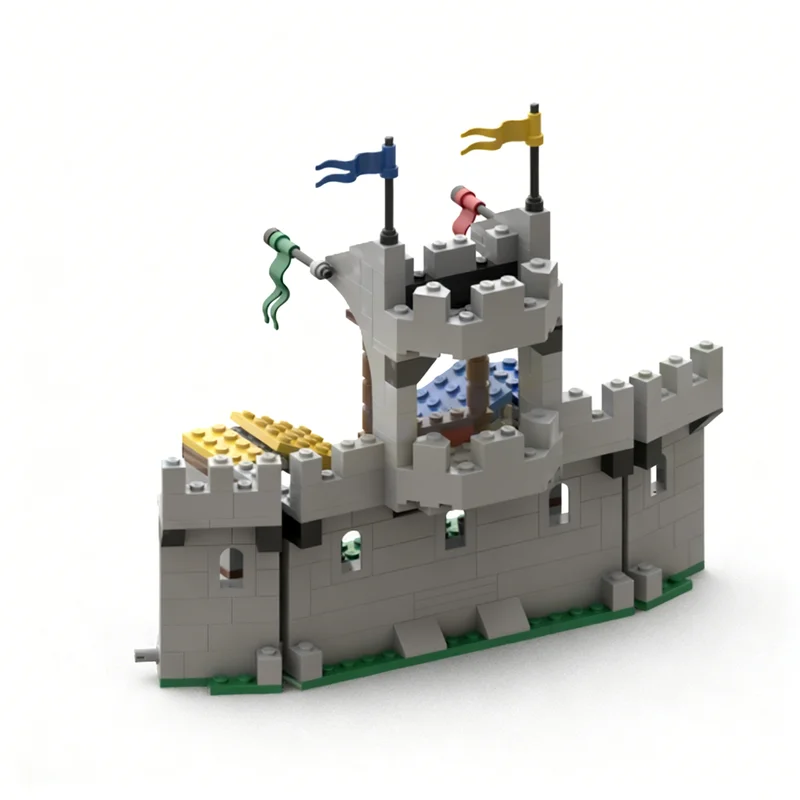 ตัวต่อ MOC ปราสาทคลาสสิก 232 ชิ้น รุ่นตลาดอื่นๆ ไม่มีแบบจำลอง ของขวัญคริสต์มาส ตัวต่อประกอบสถาปัตยกรรม ของเล่น DIY ไอเดียสร้างสรรค์