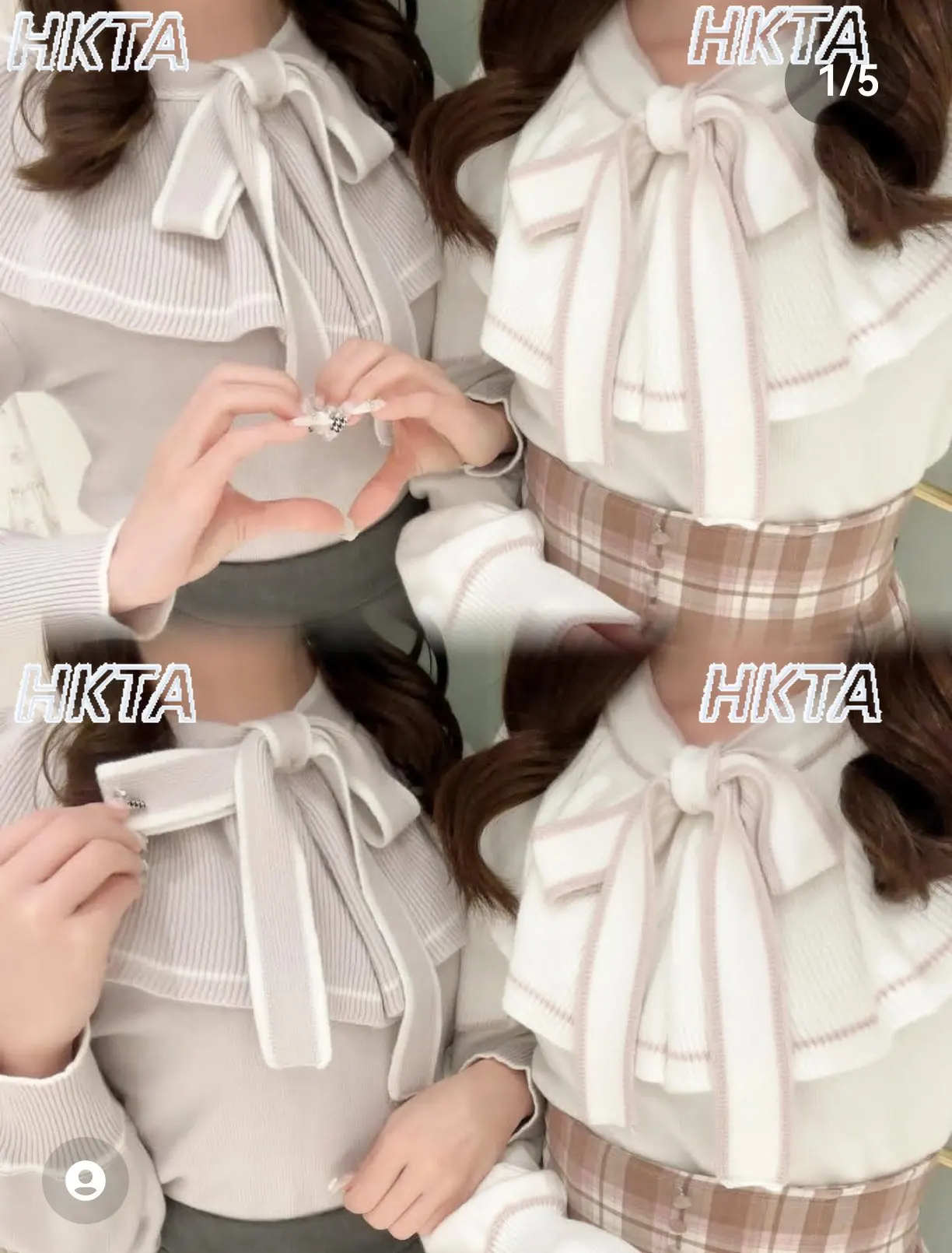 2026 New Spring Off-Shoulder Sweater Pullover Women Japanese Sweet Ruffle Collar Large Bow Color Block Soft Knit Sweater Coat