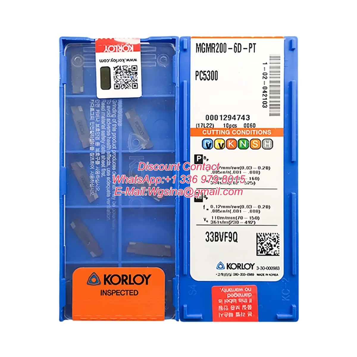 

10 шт. 100% оригинал MGMR MGMR200 300 400-4D 6D 8D-PT PC5300 NC3120 вставка с канавками