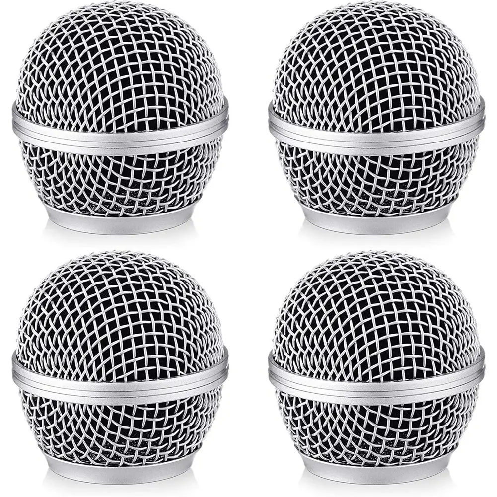 

Microphone Head Replace Microphone Grille Mic Head Microphone Head Replacement Parts Head Mesh Grille Music,4