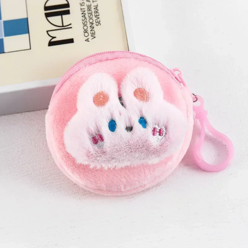 

Cartoon Coin Purses for Children Stuffed Cartoon Animal Round Protective Storage Bag Earphone Coin Holder Clutch Bag Purse