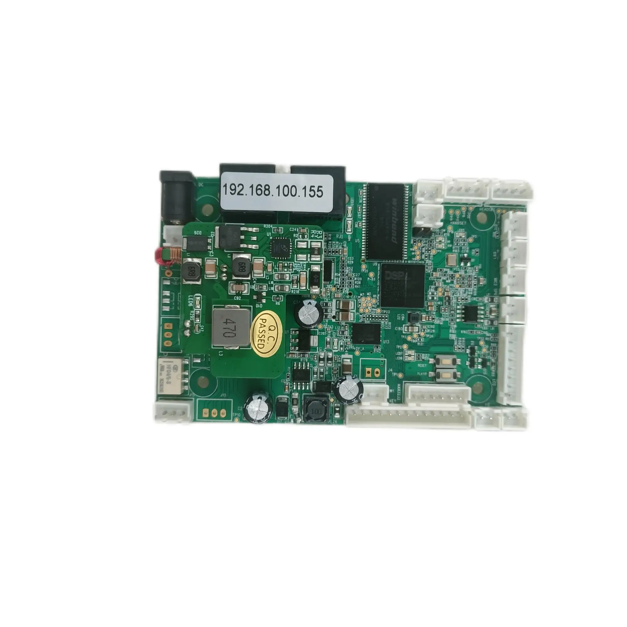 POE/DC بالطاقة KN518 SIP وحدة الهاتف VoIP هاتف الطوارئ بطاقة PCB مع شبكة IP SIP اللوحة الأم للهاتف