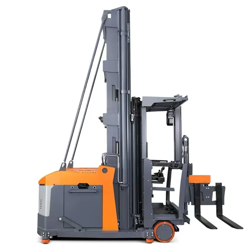 New 1500 kg Full Truck Electric Pallet Stacker 5 m Three-Way for Narrow Aisle for Machinery Repair Shops AC Motor Battery