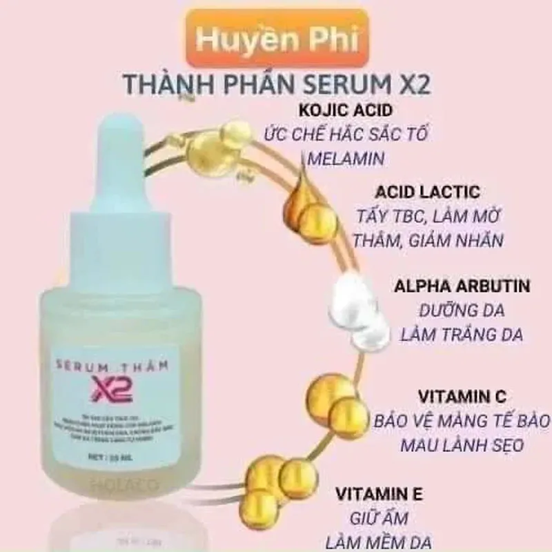 khữ thâm x 2 huyền phi  thâm nách , thâm bẹn đỉnh luôn 20ml