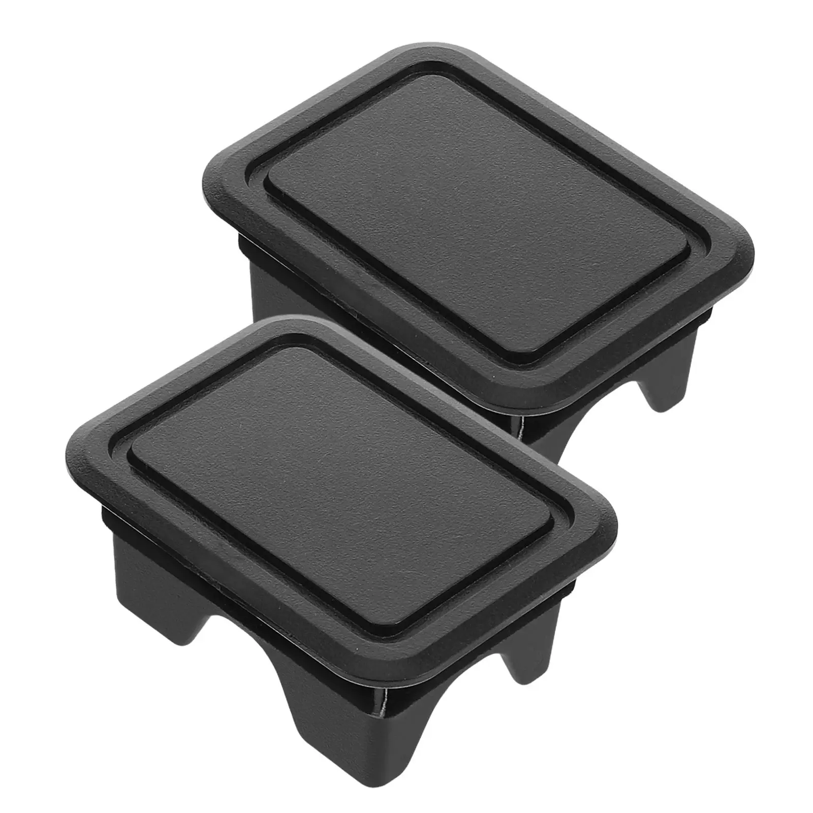 

2 Pcs Truck Bed Hole Plug Rear Rail Covers Guards Inserts Car End Caps Track Molding