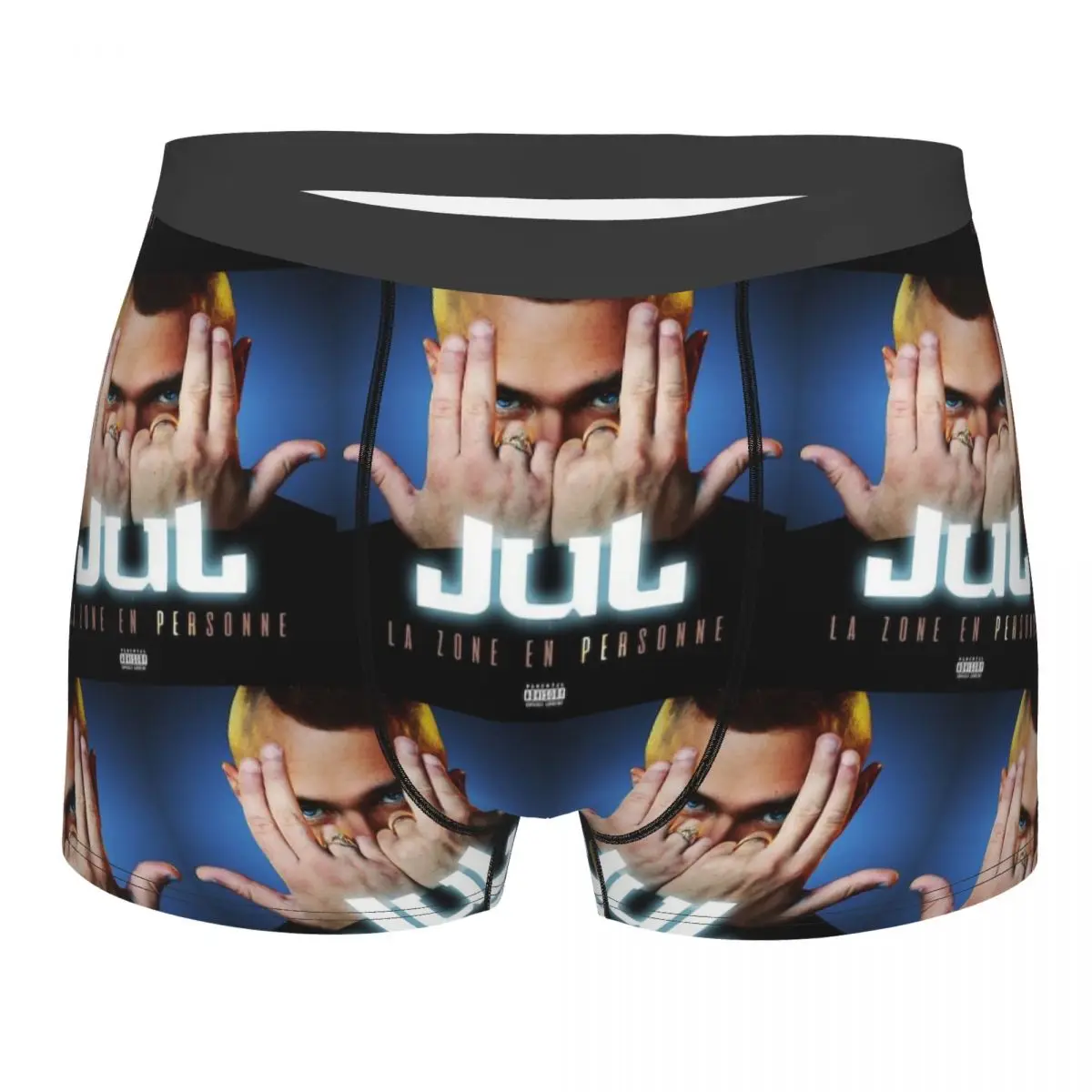 Jul France Rapper Man's Boxer Briefs Highly Breathable Underwear Top Quality Print Shorts Birthday Gifts