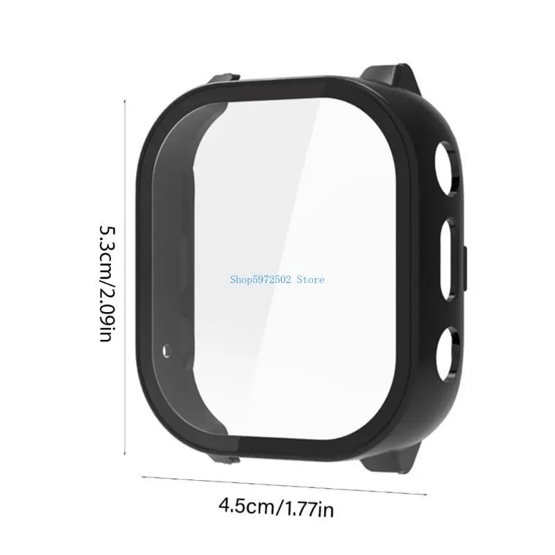 Y3NC SmartWatch Housing Housing Tempered Glass Cover Cocok Untuk Jrtrack 3 Layar Pelindung Layar Terpadu Shell Shell Shell