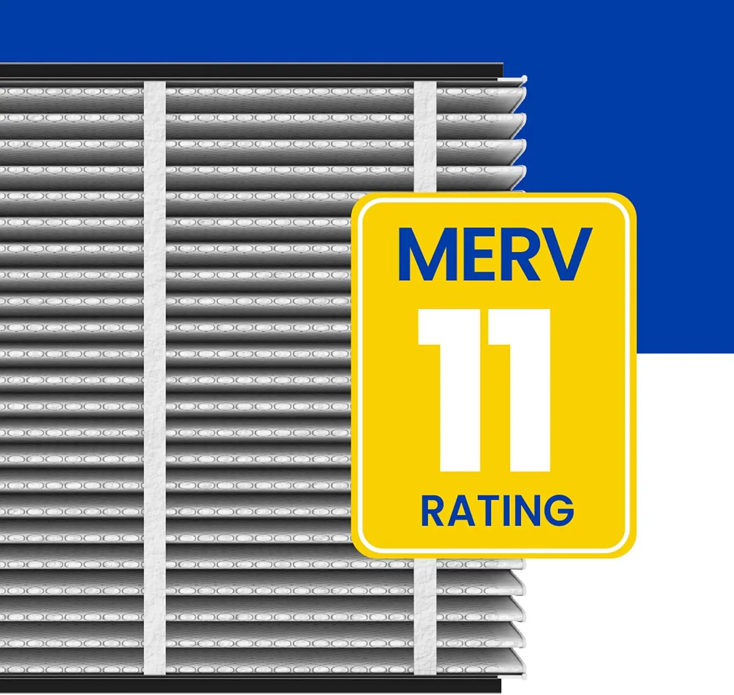 Replacement Filter for Whole House Air Purifiers - MERV 11, Clean Air & Dust, 20x20x4 Air Filter (Pack of 1)