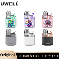Original Uwell Caliburn G3 Lite KOKO Kit 25W Vape 1200mAh Battery E Cigarette 2.5ml Cartridge Caliburn G3 Integrated Coil