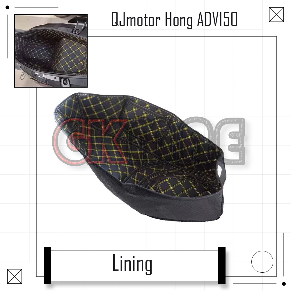 

For QJmotor Hong ADV150 150ADV Motorcycle Modified Lining Toilet Seat Cushion Storage Box Mat Cushion